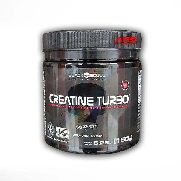 Imagem de Kit Whey Turbo 907g mais Creatina Turbo 150g - Black Skull