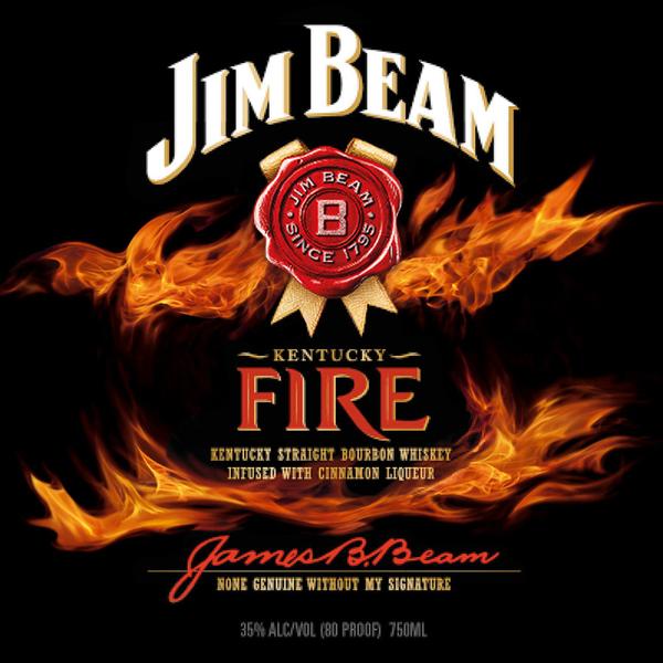 Kit Whiskey Jim Beam Bourbon Kentucky Fire 1l 2 unidades - Canela Imagem de Kit Whiskey Jim Beam Bourbon Kentucky Fire 1l 2 unidades - Canela