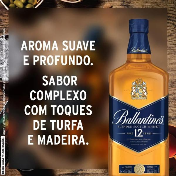 Imagem de Kit Whisky Escocês 12 Anos 1 Litro 2 Garrafas