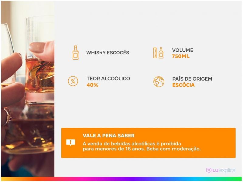 Kit Whisky Johnnie Walker Red Label Escocês - 750ml + Energético Red Bull Zero 250ml 4 Unidades Imagem de Kit Whisky Johnnie Walker Red Label Escocês