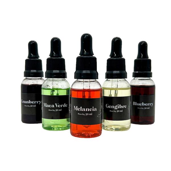 Kit Xaropes para Gin Tônica 30ml - WebBar Imagem de Kit Xaropes para Gin Tônica 30ml