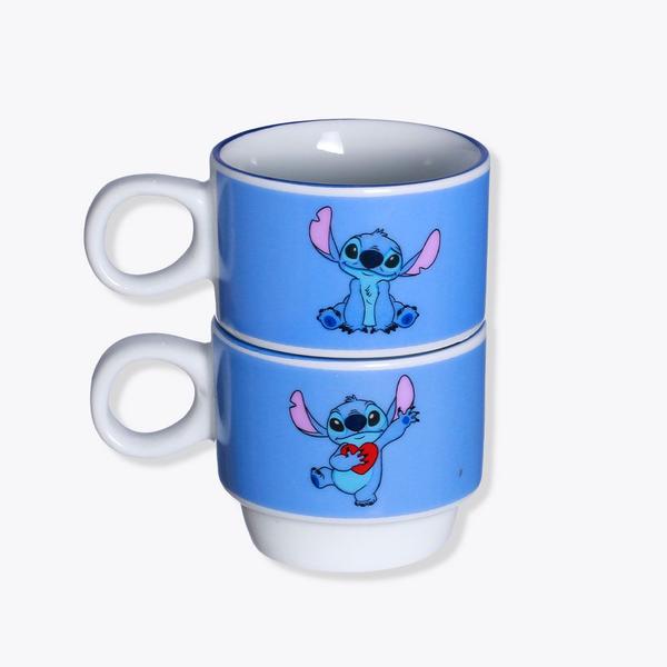 Imagem de Kit xicaras stitch  disney - zona criativa