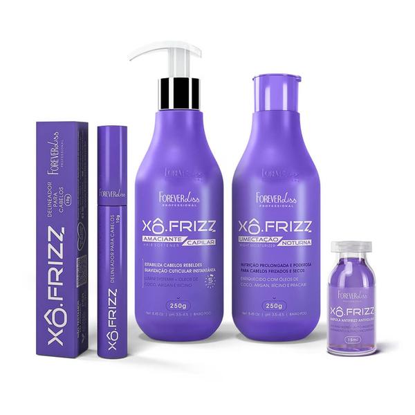 Kit Xô Frizz Completo Forever Liss Kit Xô Frizz Completo Forever Liss