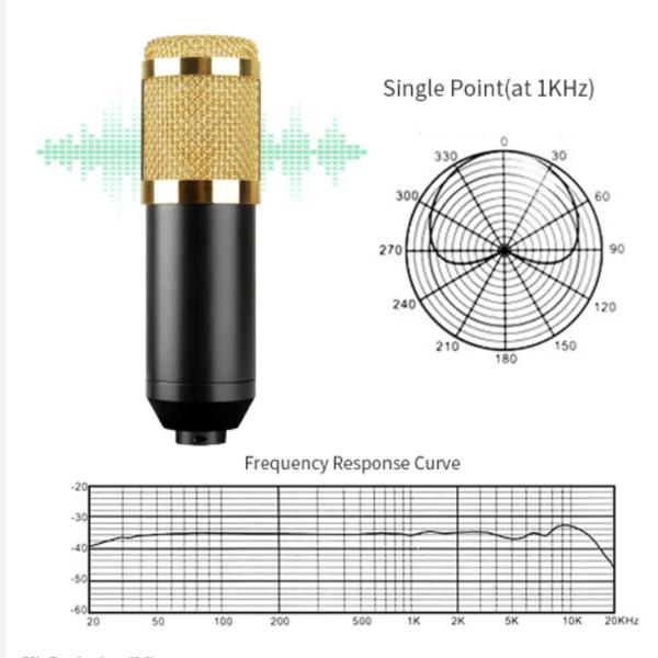 Imagem de Kit Youtuber Microfone Bm800 Condensador E Mini Interface