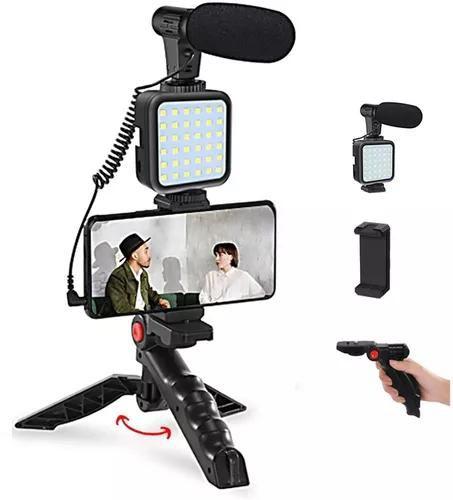 Imagem de Kit Youtuber Vlog Celular Led Microfone AY-49