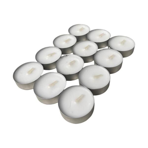 Imagem de Kit12 Velas Rechaud Difusor Flutuante Foundue Branca 11Gr