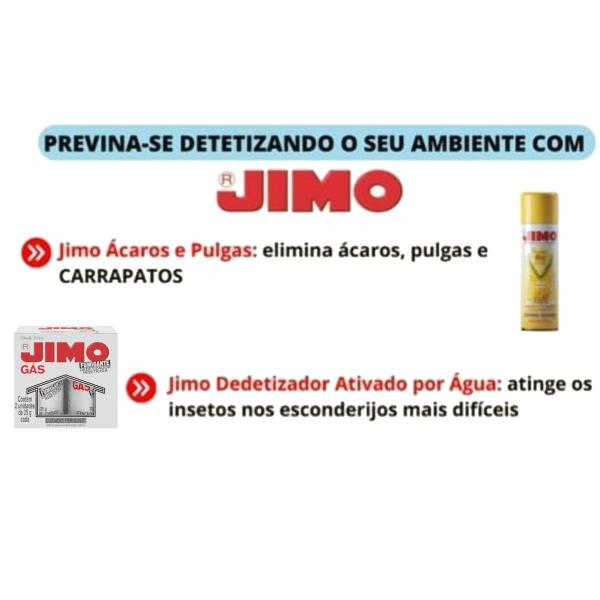 Imagem de Kit1Jimo Anti Acaro e 5 Jimo Gás Fumegante