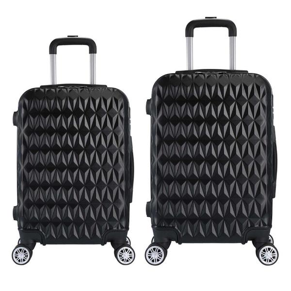 Kit2 Mala de Viagem Bordo 10kg Padrão ANAC P+ e Média Em ABS - Eagle