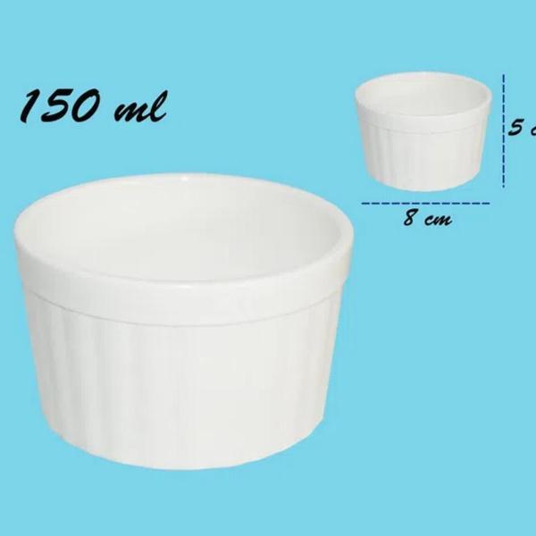 Imagem de Kit24 Molheira Ramekin Potinho Pote Molho Petisco Coza 150Ml