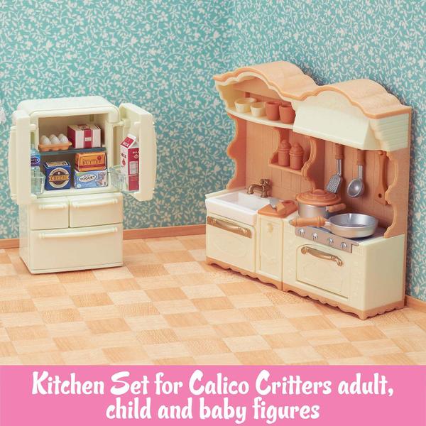 Imagem de Kitchen Playset Calico Critters Crie refeições deliciosas