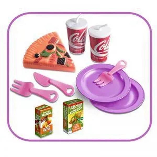 Kitchen Show Pizza Food Kids 7811 - Zuca Toys Imagem de Kitchen Show Pizza Food Kids 7811