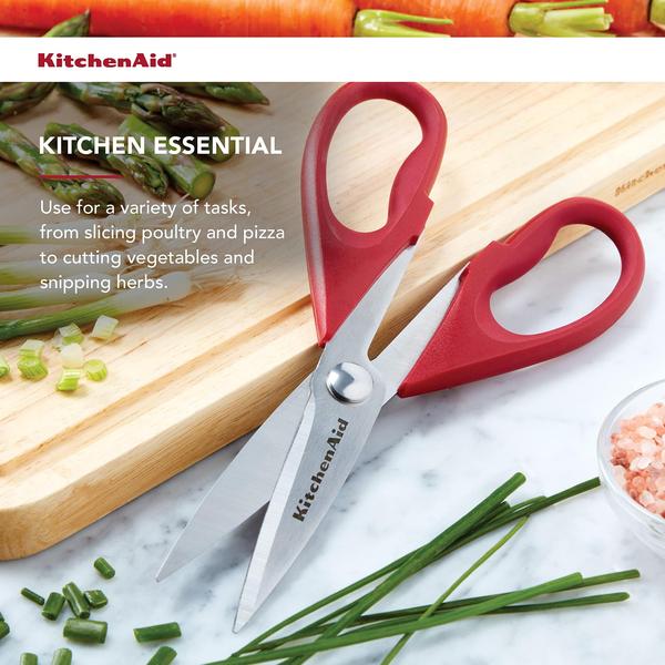 Imagem de KitchenAid All Purpose Shears com Baia protetora, 8,72 polegadas, vermelho