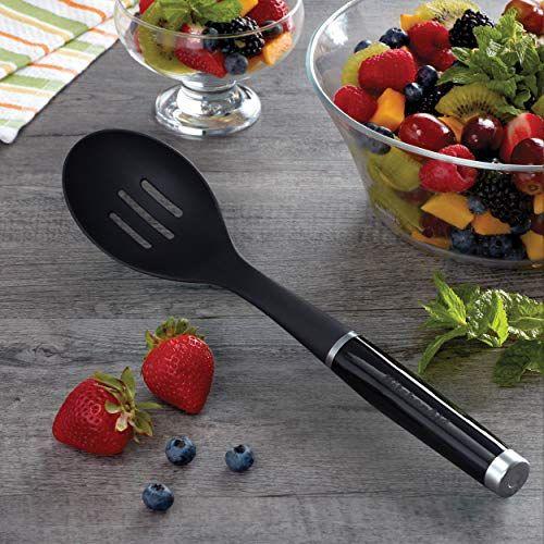 Imagem de KitchenAid Classic Slotted Spoon, One Size, Black 2