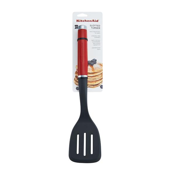 Imagem de KitchenAid Clássico Nylon Slotted Turner, One Size, Red