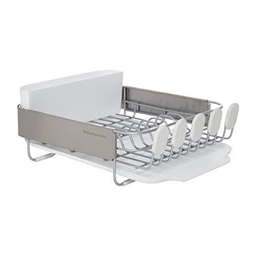 Imagem de KitchenAid Compact Stainless Steel Dish Rack, 16,06 polegadas, 