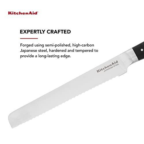 Imagem de KitchenAid Gourmet Forjado Rebite Triplo Santoku Faca com 