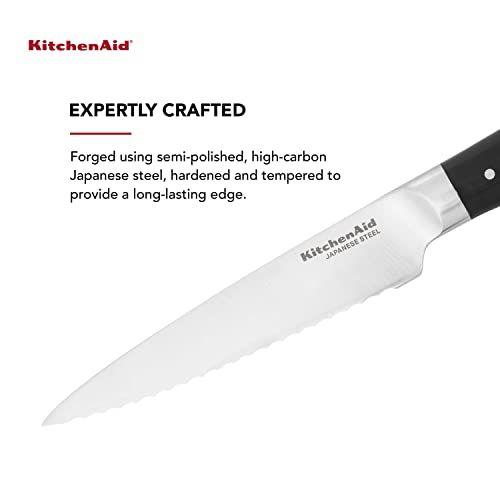 Imagem de KitchenAid Gourmet Forjado Rebite Triplo Serrated Utility Kn