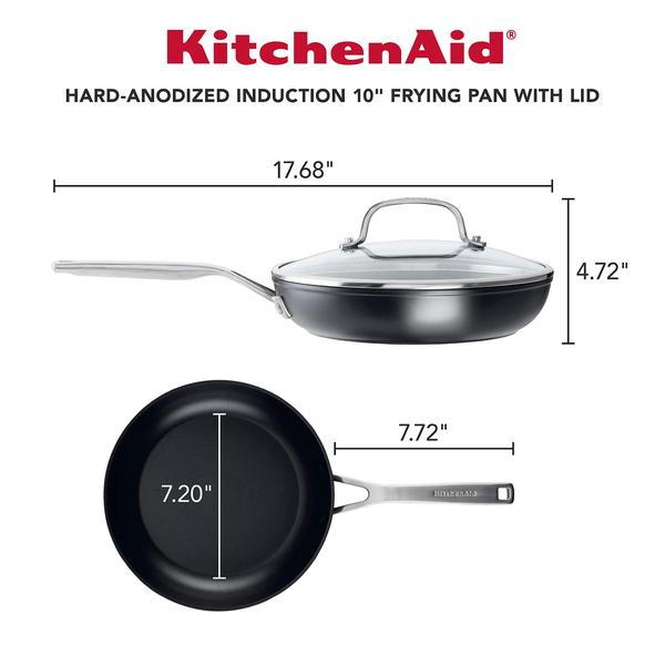 Imagem de KitchenAid Hard Anodized Indução Antiaderente Frigideira / Frigideira