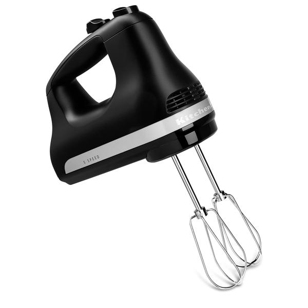 Imagem de KitchenAid KHM512BM 5 Speed Hand Mixer, Preto Fosco, 1 "contagem de 3