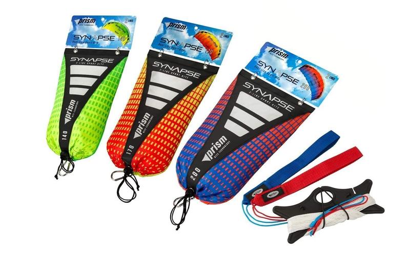 Kite Prism Kite Technology Synapse 170 Mango de linha dupla Imagem de Kite Prism Kite Technology Synapse 170 Mango de linha dupla