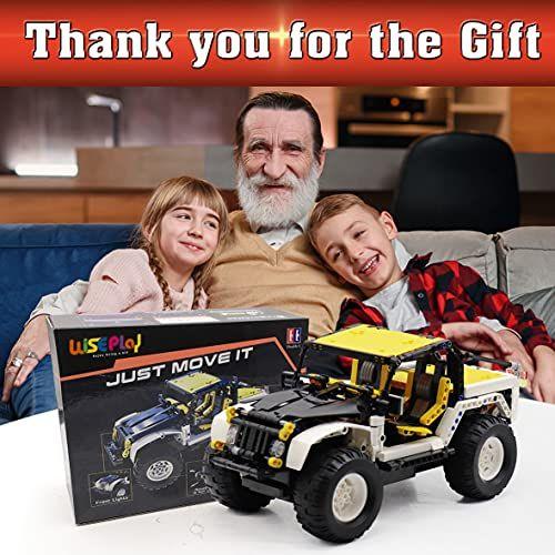 Imagem de Kits de carros modelo para construir para adultos e crianças  Presentes Técnicos Off-Road para Meninos e Meninas de 10 Anos  542pcs Stem Controle Remoto Car Building Kit  Presente de aniversário único para crianças de 8 a 12 anos