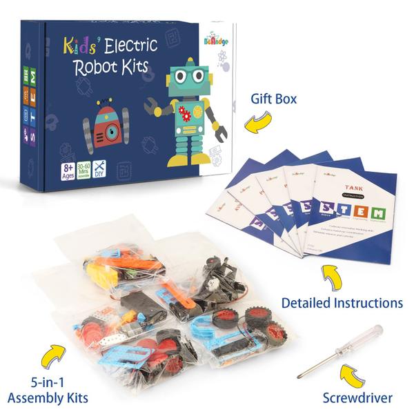 Imagem de Kits de ciência STEM WESAYEE Robotics Robot Building Car 5-12