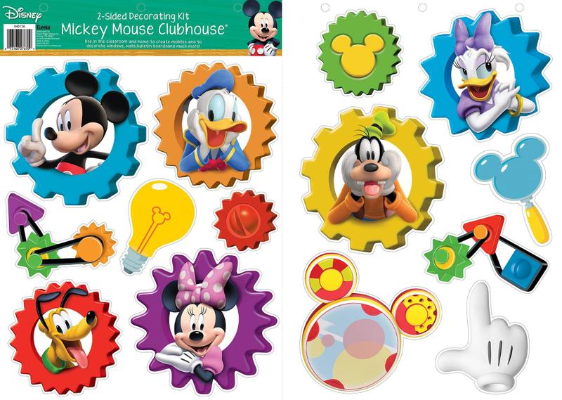 Imagem de Kits de decoração Eureka Mickey Mouse Clubhouse de 2 lados (840156)