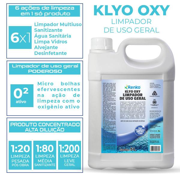 Imagem de Klyo oxy limpador a base de peroxido de hidrogenio 5l renko