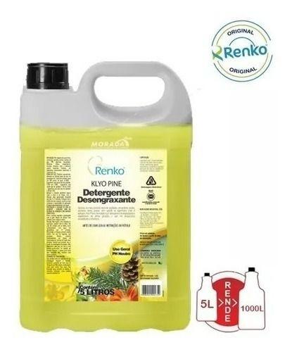 Imagem de Klyo Pine Detergente Desengraxante Neutro Concen. Renko 5lt.