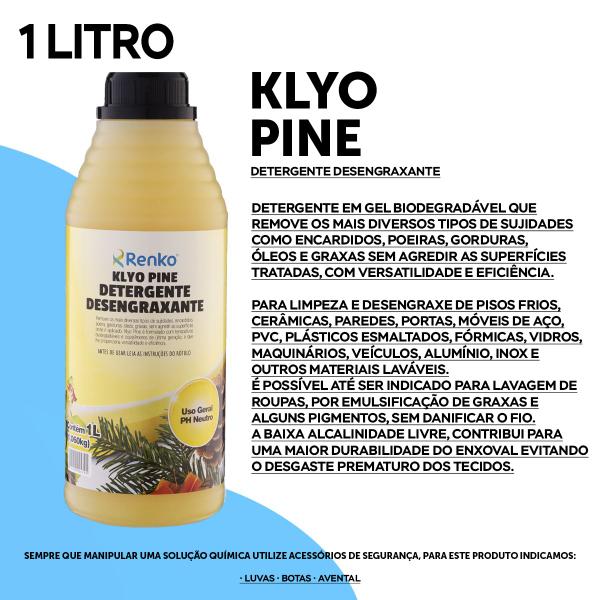 Imagem de Klyo pine detergente gel 1l renko