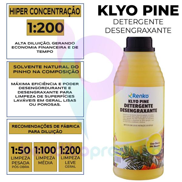 Imagem de Klyo pine detergente gel 1l