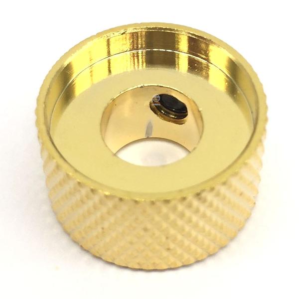 Imagem de Knob duplo Metal Concentrico Dourado 1un baixo guitarra reto