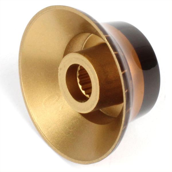 Imagem de Knob Para Guitarra Les Paul Speed Control Top Hat Marrom