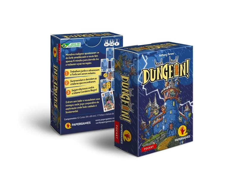 Imagem de Knock, Knock! Dungeon! - Papergames - Jogo De Cartas E Mesa