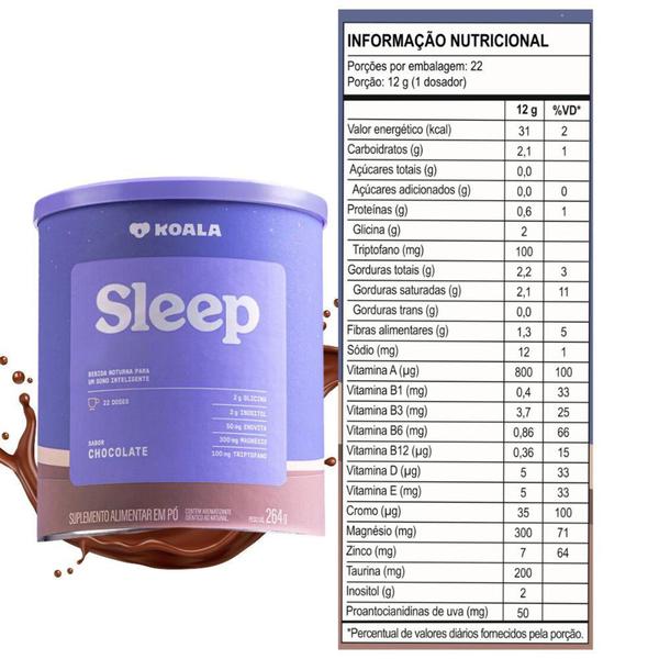 Imagem de koala Sleep 265gr Super coffee +Qualidade no Sono - Caffeina Army