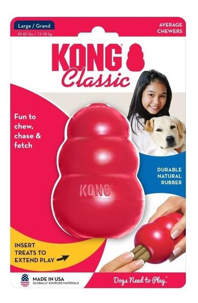 Imagem de Kong Classic Grande Brinquedo Para Cães Cor Vermelho