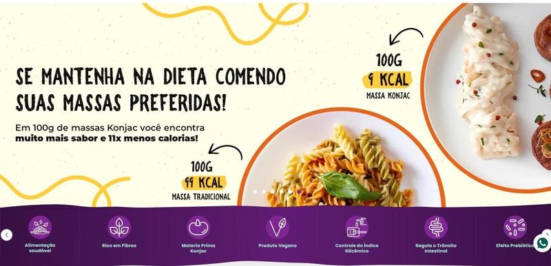 Imagem de Konjac Massa Tipo Noodles de 270g