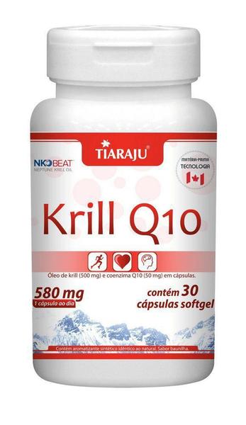 Imagem de Krill Q10 580Mg Com 30 Cápsulas Softgel Tiaraju