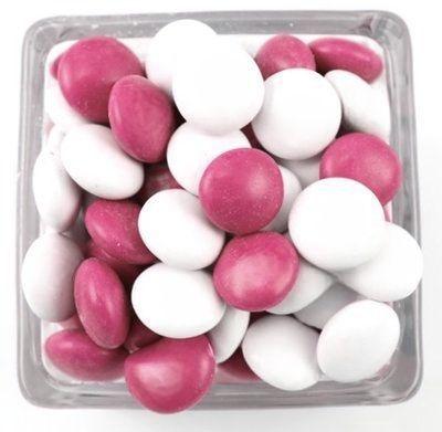 Imagem de Kukets Pastilha Tipo Confete Chocolate Branco E Rosa 500g