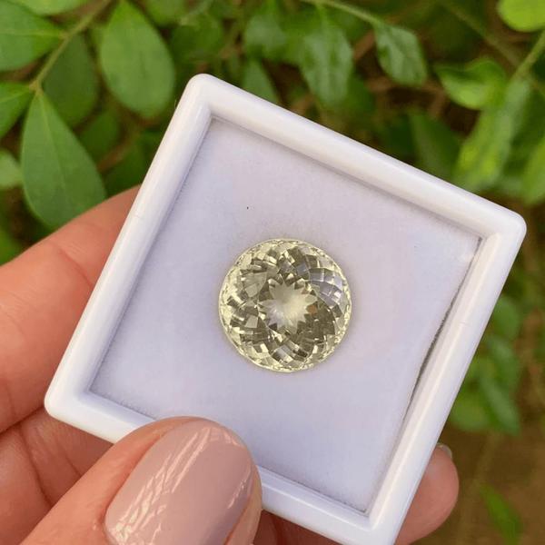 Imagem de Kunzita Amarela Brilhante ø15mm 15,16ct