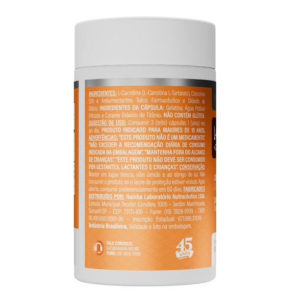 L-carnitina 2000mg E Coenzima Q10 90 Caps - Nutrilibrium - Coenzima Q10