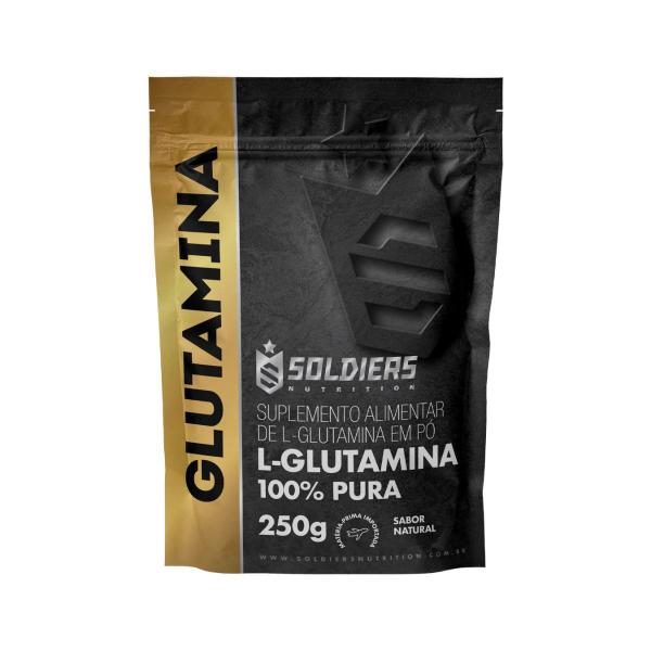 L - Glutamina 250g - 100% Puro Importado - Soldiers Nutrition L - Glutamina 250g - 100% Puro Importado - Soldiers Nutrition