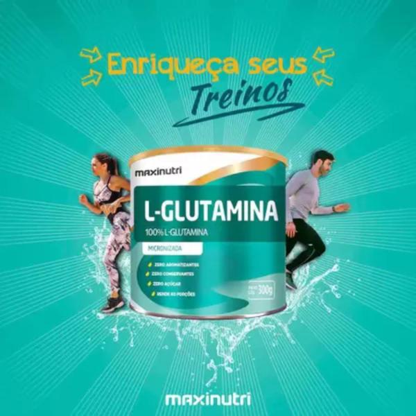 Imagem de L-Glutamina 300g - 100% Pura  - Maxinutri