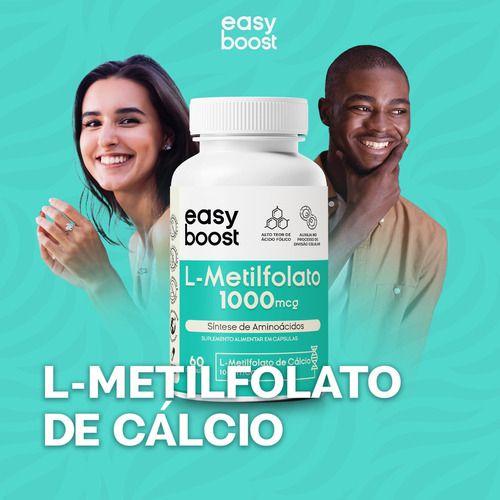 Imagem de L-metilfolato De Cálcio 1000mcg Easyboost Ácido Fólico 60cps