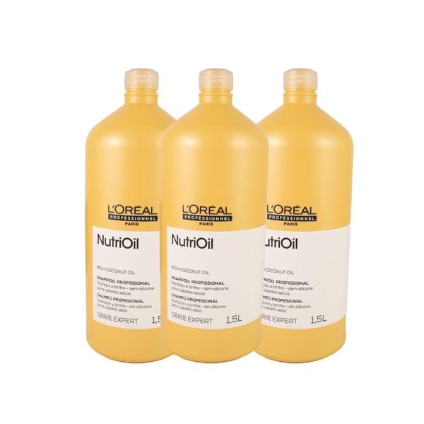 Imagem de L'Oréal Professionnel NutriOil Kit 3 Shampoo 1,5L