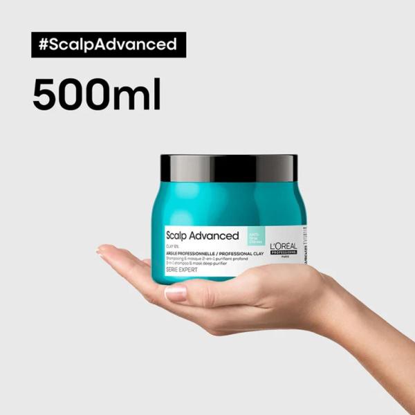 Imagem de L'Oréal Professionnel Scalp Advanced Anti Gras Oiliness Máscara 500ml