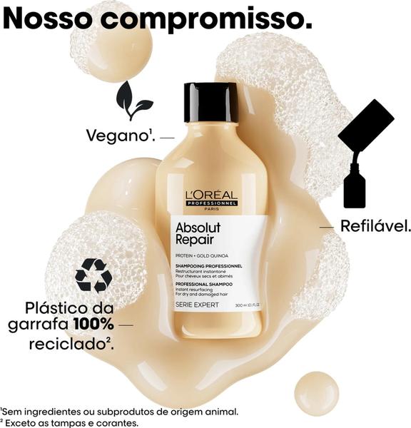 Imagem de L'Oréal Professionnel Serie Expert Absolut Repair Gold Quinoa + Protein Refil - Shampoo 240m