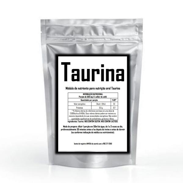 Imagem de L-taurina 250g - 100% Pura - Importada - Shape It - 3 unidades