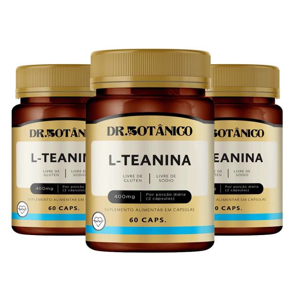 Imagem de L teanina 400mg 60 capsulas dr botanico