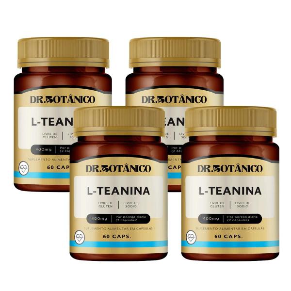 L teanina 400mg 60 capsulas dr botanico Imagem de L teanina 400mg 60 capsulas dr botanico